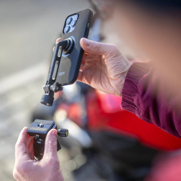 Compatibel met 1/4"-20 en GoPro® mounts