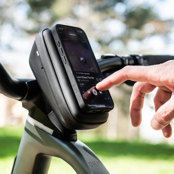 Stuuropbergoplossing met smartphone-interface